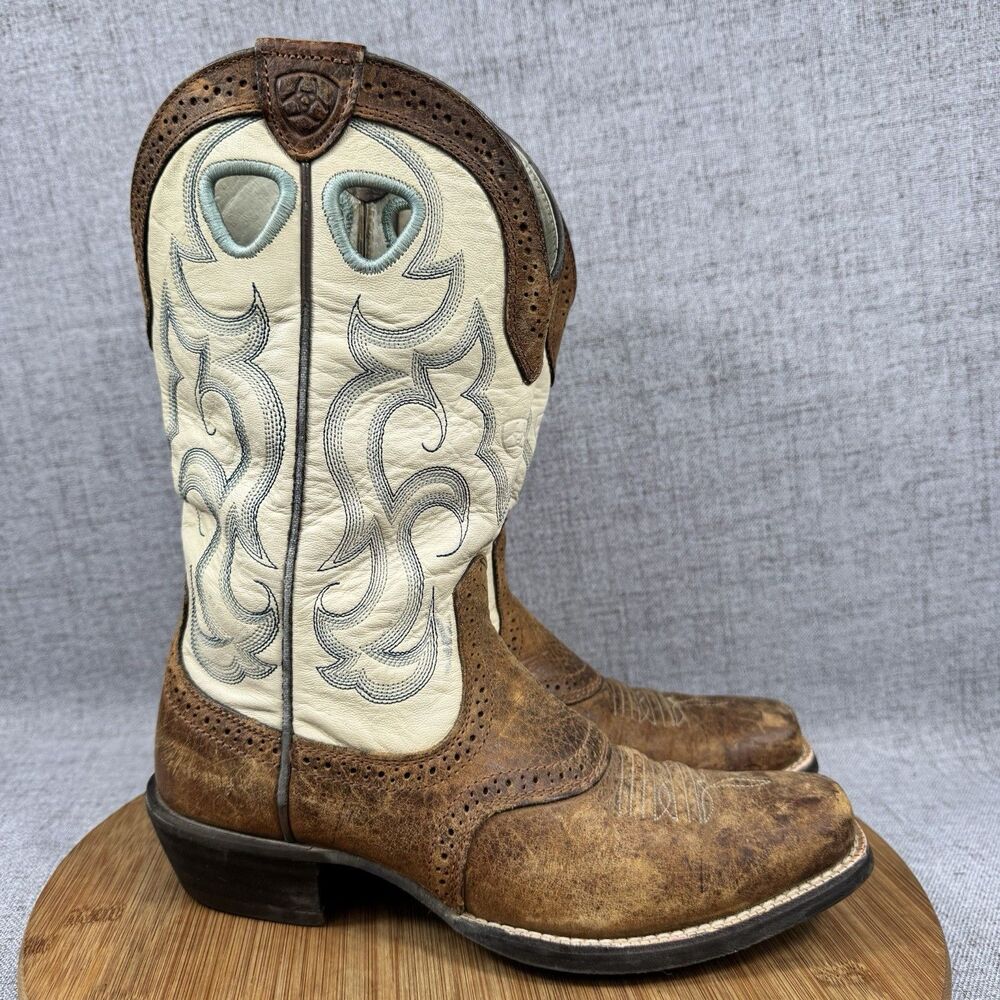 Ariat Rawhide Western Boots Women's 6 B Cowboy Leather